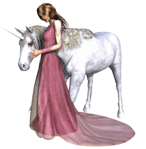 Unicorn with Princess